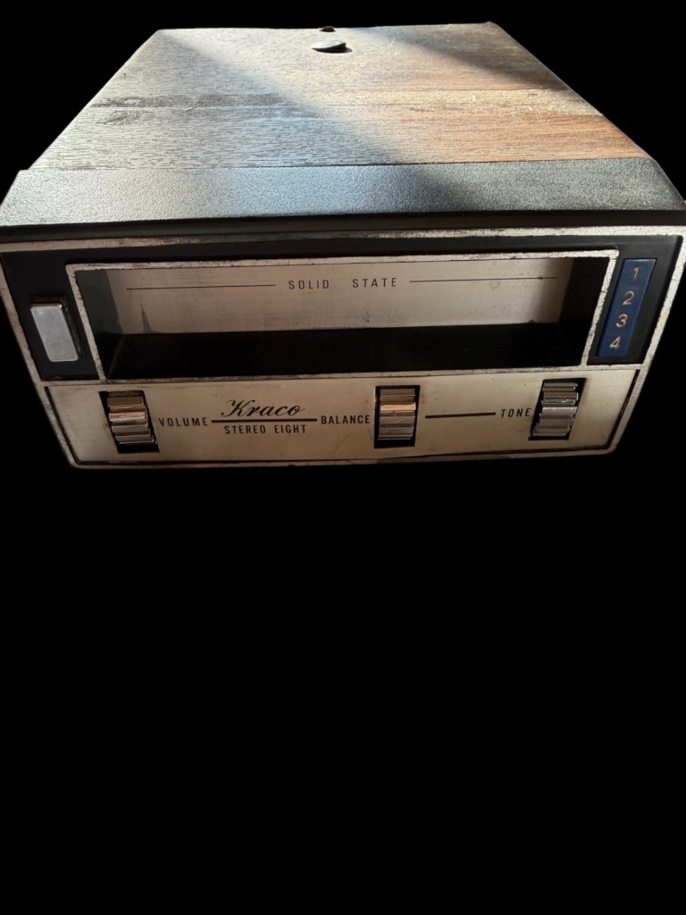 Vintage Kraco KS-400A 8-Track Player Automatic Stereo Under Dash